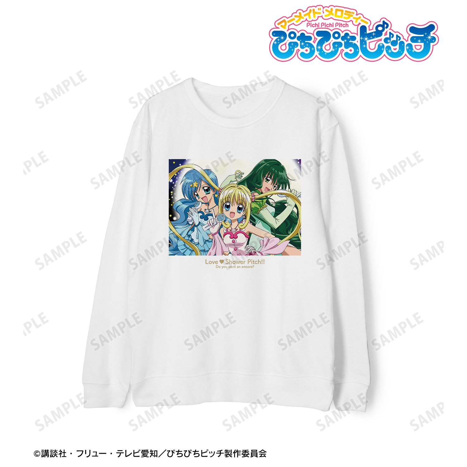 アニメ「ぴちぴちピッチ」 るちあ&波音&リナ トレーナーレディース(サイズ/M) 画像 5 | AniSmile