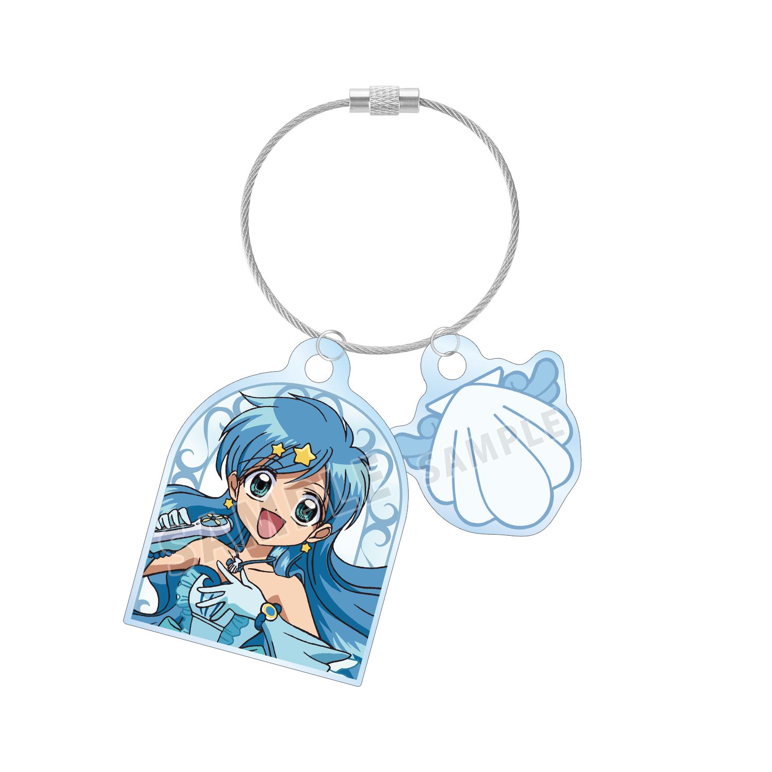 アニメ「ぴちぴちピッチ」 波音 2連ワイヤーアクリルキーホルダー 画像 5 | AniSmile