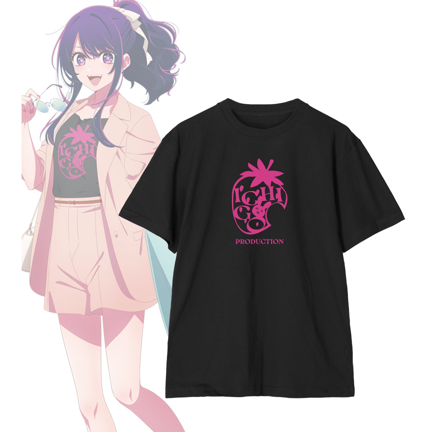 【推しの子】描き下ろし アイ ショッピングver. 着用Tシャツメンズ(サイズ/S) - 公式商品画像 | AniSmile
