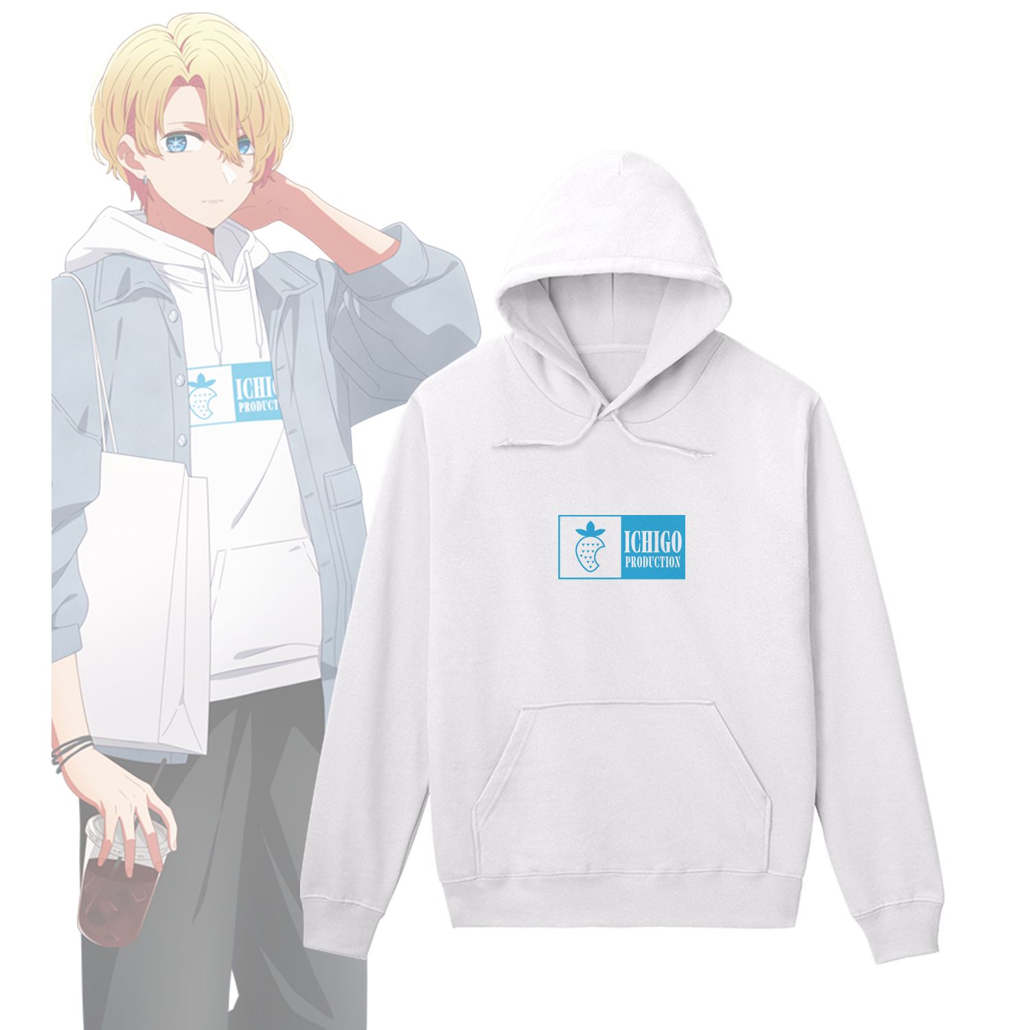 【推しの子】描き下ろし アクア ショッピングver. 着用パーカーメンズ(サイズ/S) - 公式商品画像 | AniSmile