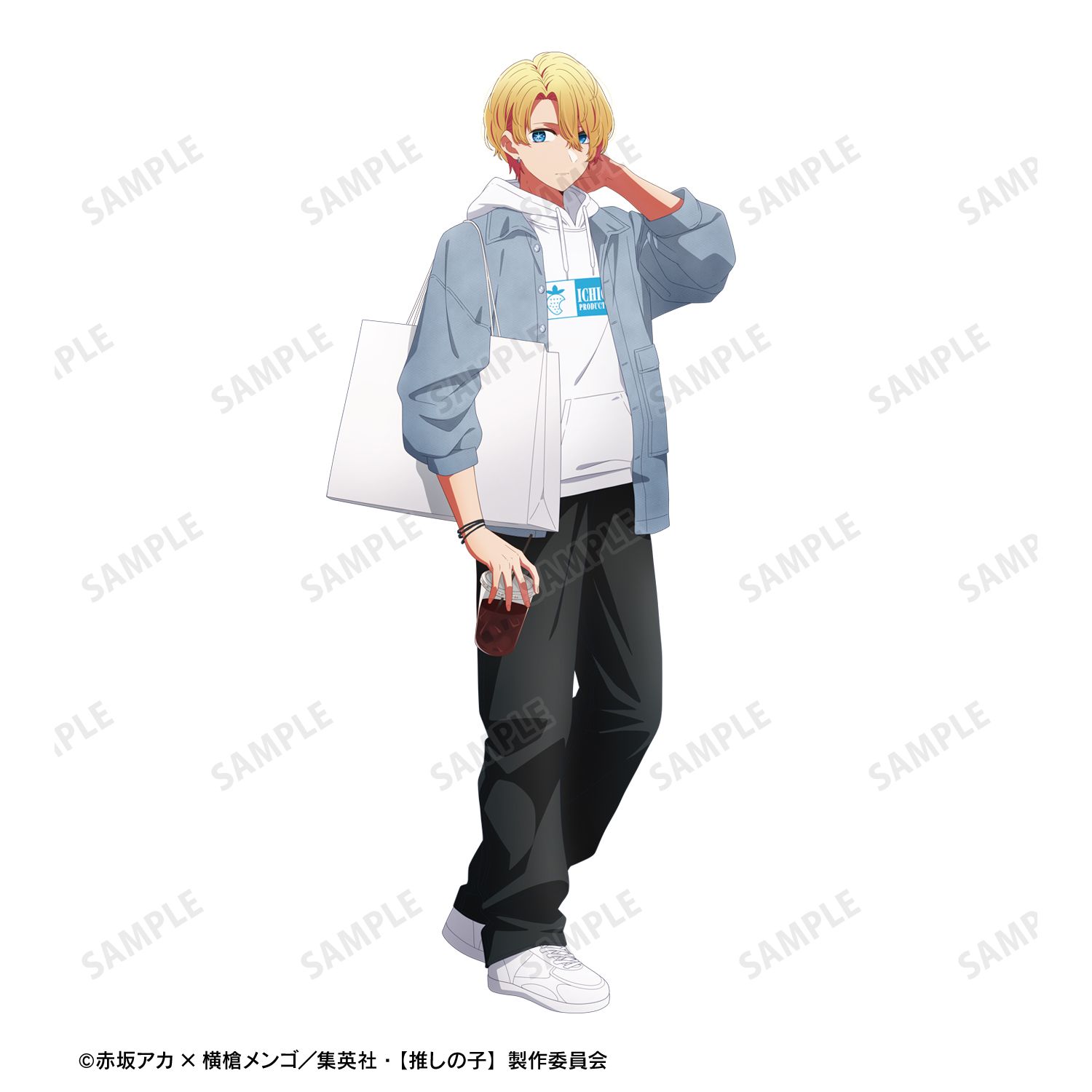 【推しの子】描き下ろし アクア ショッピングver. 着用パーカーレディース(サイズ/L) 画像 5 | AniSmile