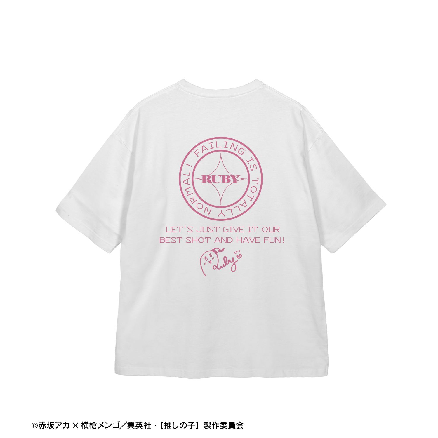 【推しの子】描き下ろし ルビー ショッピングver. 着用BIGシルエットTシャツユニセックス(サイズ/S) Image 2 | AniSmile