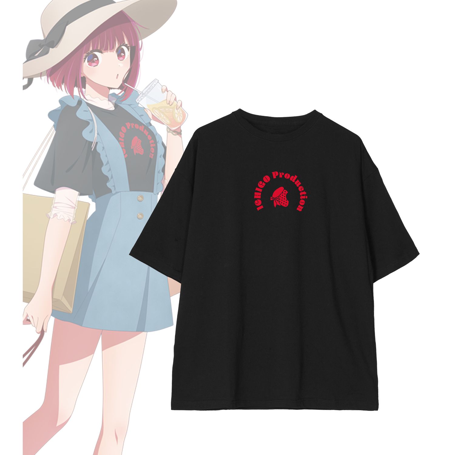 【推しの子】描き下ろし 有馬かな ショッピングver. 着用BIGシルエットTシャツユニセックス(サイズ/S) - 公式商品画像 | AniSmile