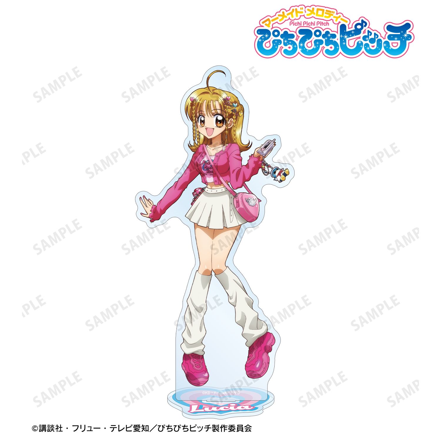 アニメ「ぴちぴちピッチ」 描き下ろし 七海 るちあ Y2Kファッションver. BIGアクリルスタンド 画像 2 | AniSmile