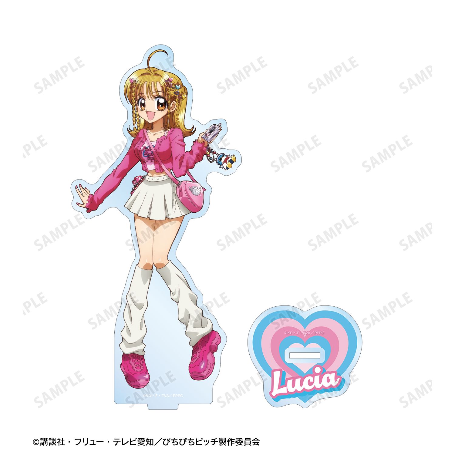 アニメ「ぴちぴちピッチ」 描き下ろし 七海 るちあ Y2Kファッションver. BIGアクリルスタンド 画像 3 | AniSmile