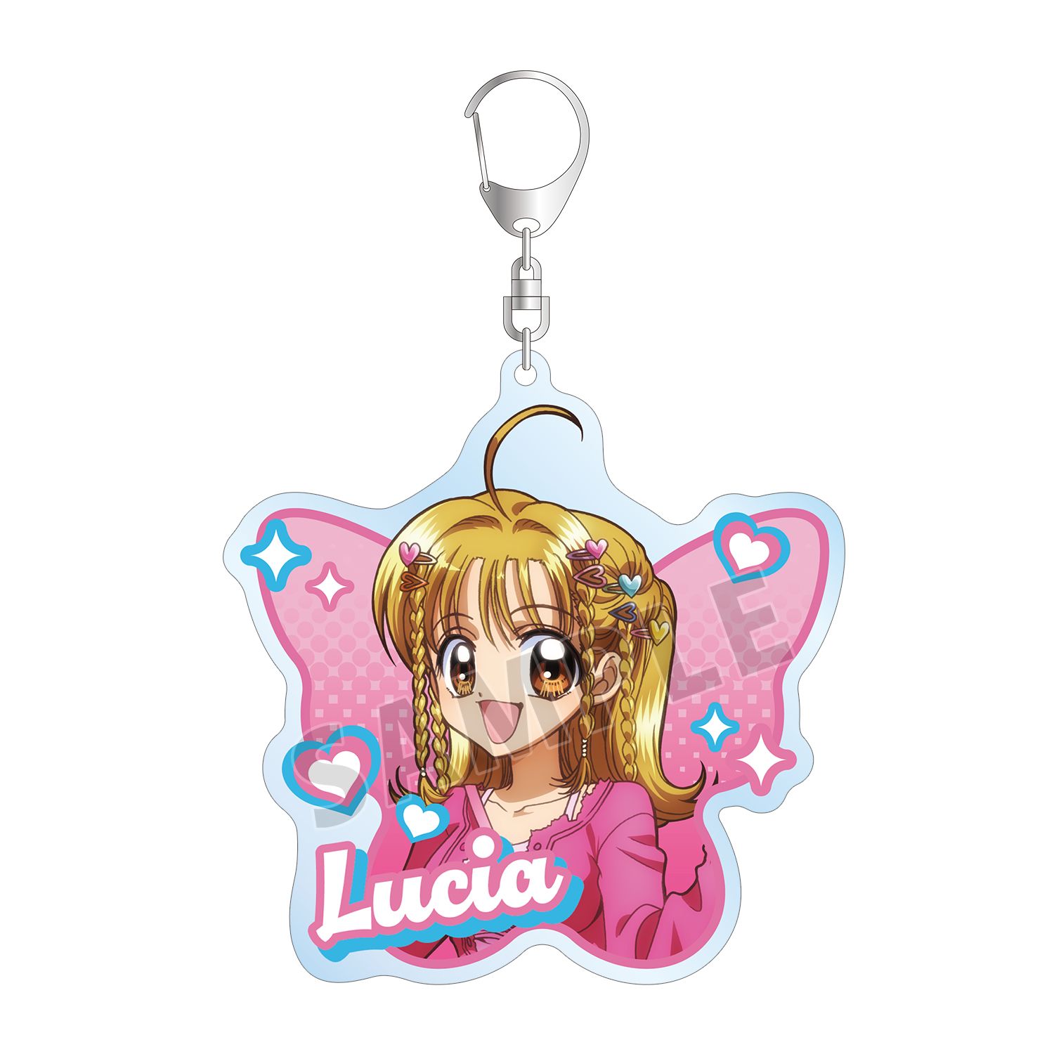 アニメ「ぴちぴちピッチ」 描き下ろし 七海 るちあ Y2Kファッションver. BIGアクリルキーホルダー 画像 3 | AniSmile