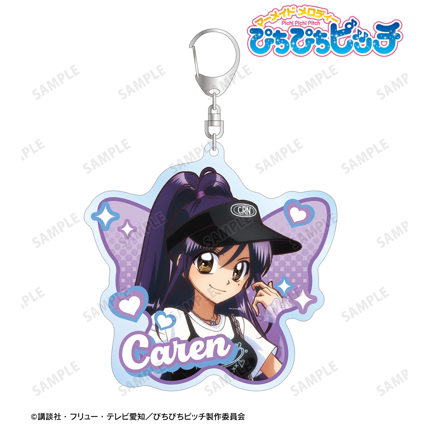 アニメ「ぴちぴちピッチ」 描き下ろし かれん Y2Kファッションver. BIGアクリルキーホルダー 画像 4 | AniSmile