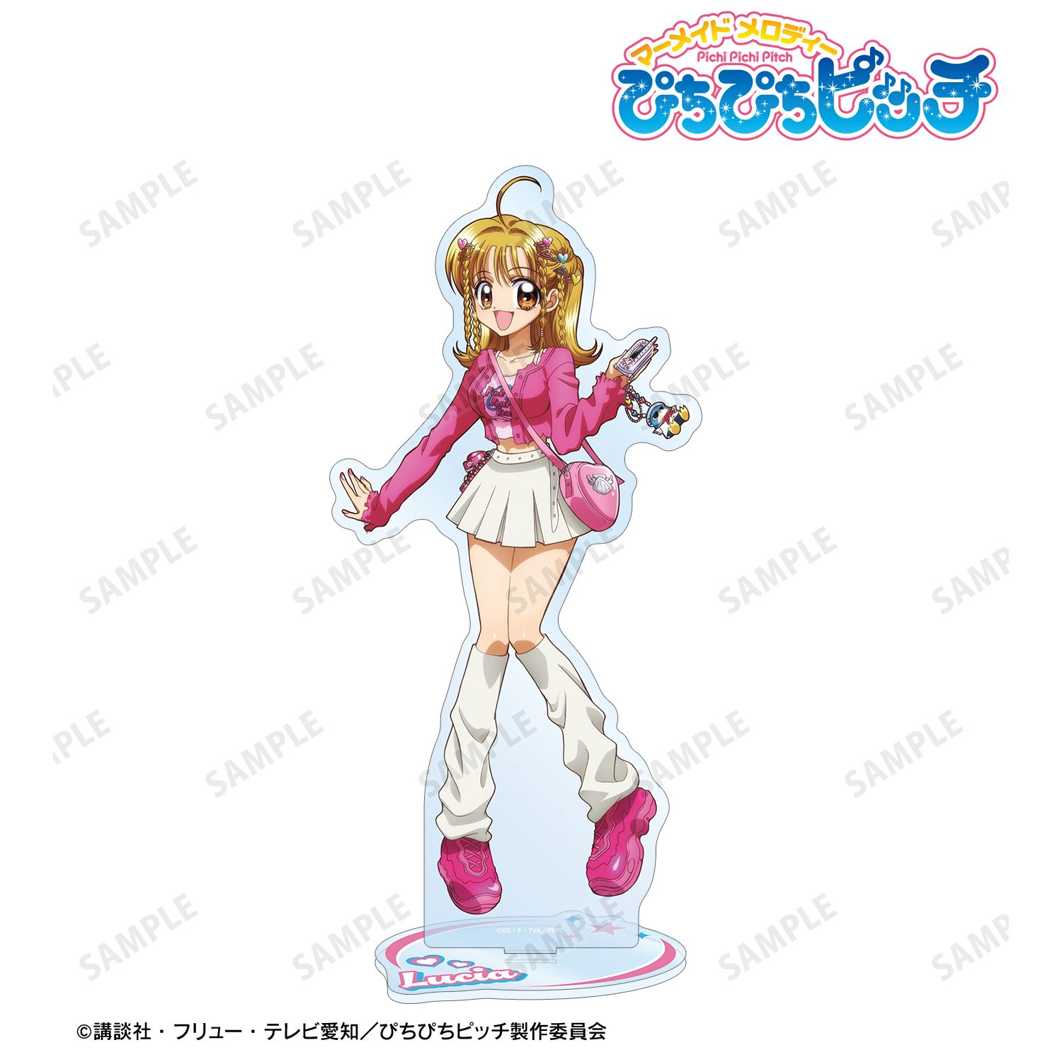 アニメ「ぴちぴちピッチ」 描き下ろし 七海 るちあ Y2Kファッションver. 特大アクリルスタンド 画像 2 | AniSmile
