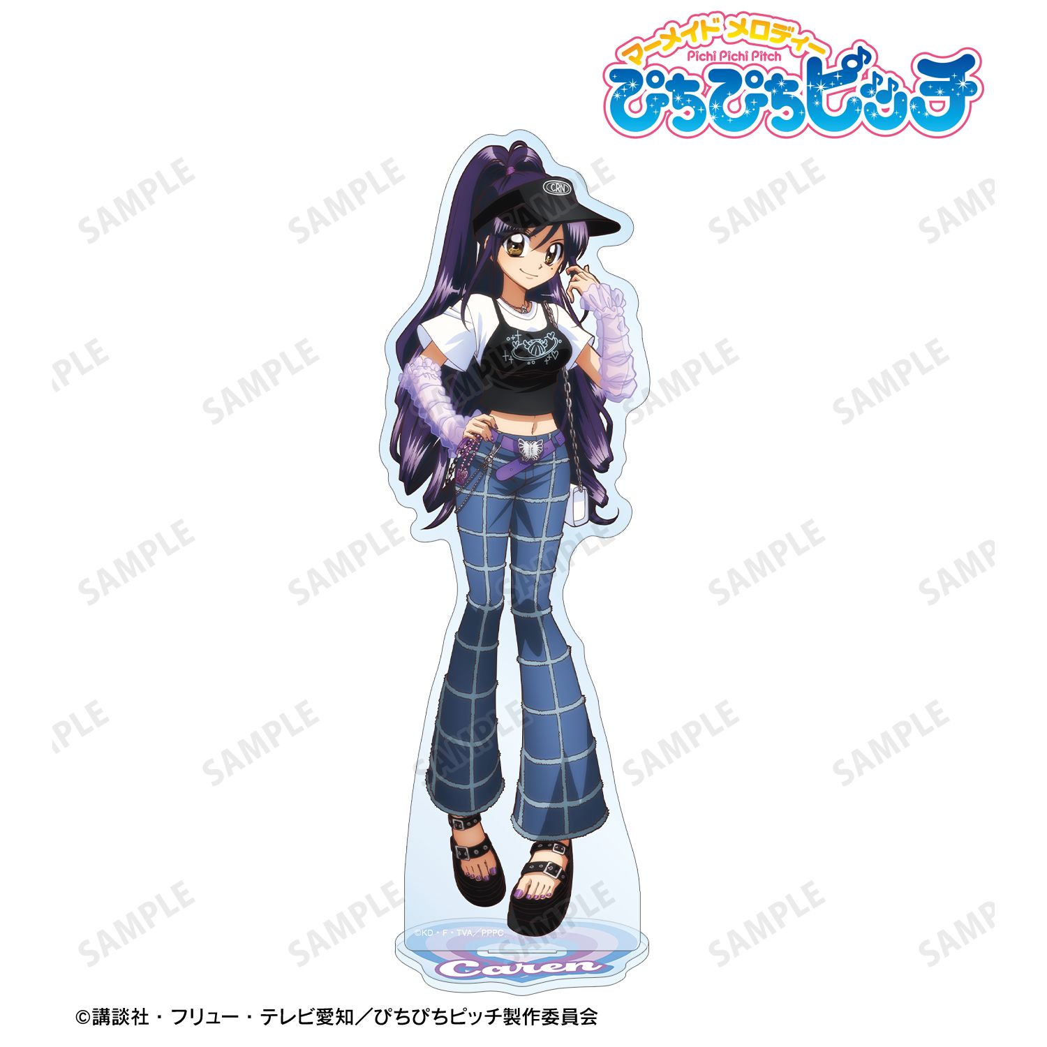 アニメ「ぴちぴちピッチ」 描き下ろし かれん Y2Kファッションver. BIGアクリルスタンド 画像 6 | AniSmile