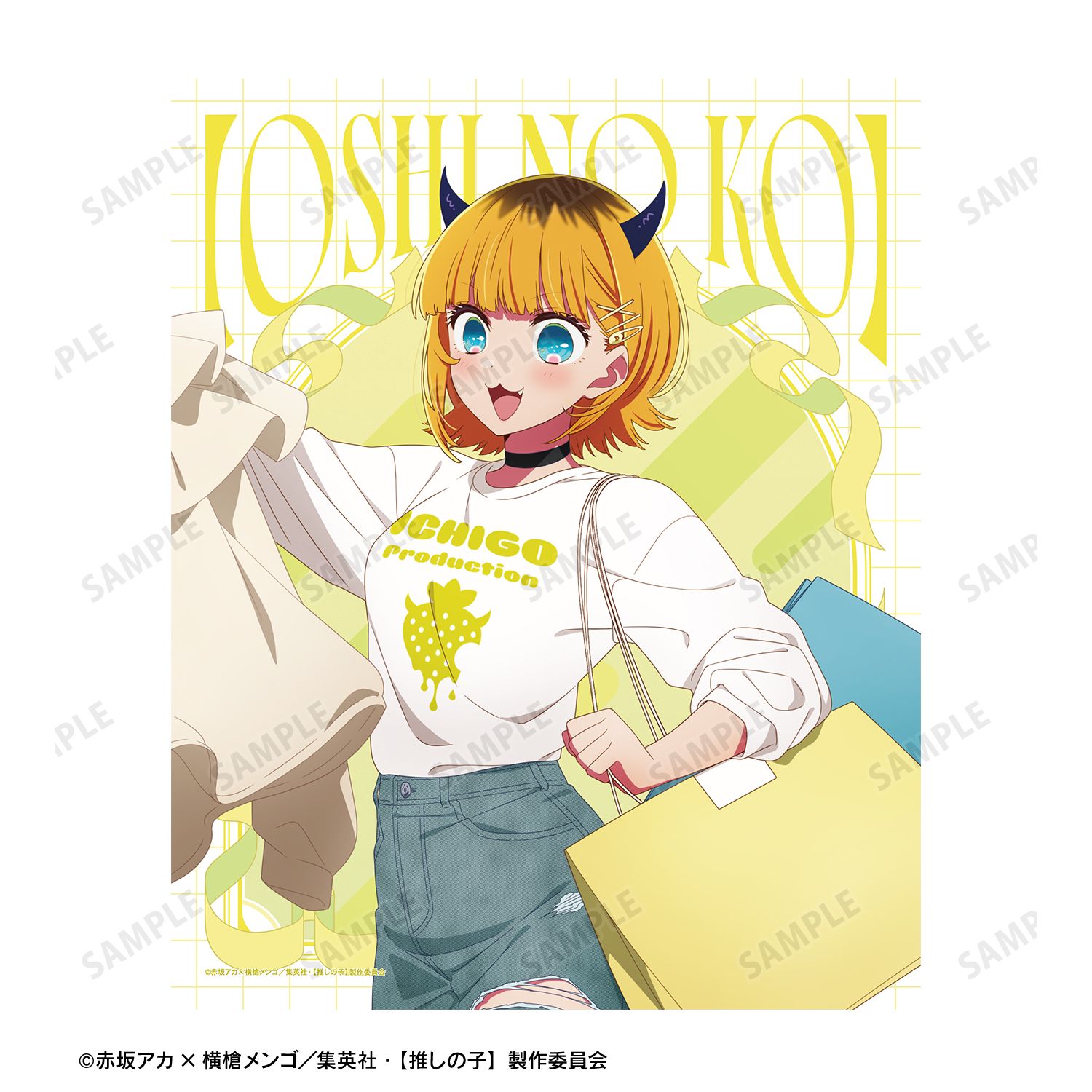 【推しの子】 描き下ろし MEMちょ ショッピングver. キャンバスボード 画像 3 | AniSmile