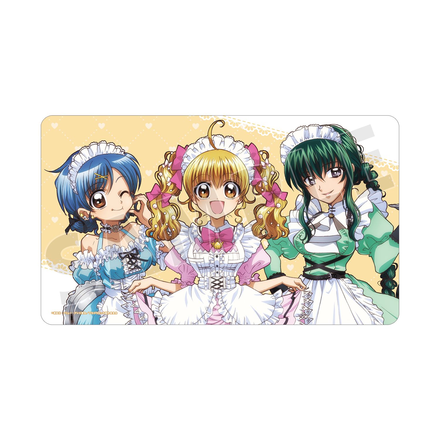 アニメ「ぴちぴちピッチ」 描き下ろし 集合 メイドver. マルチデスクマット 画像 4 | AniSmile