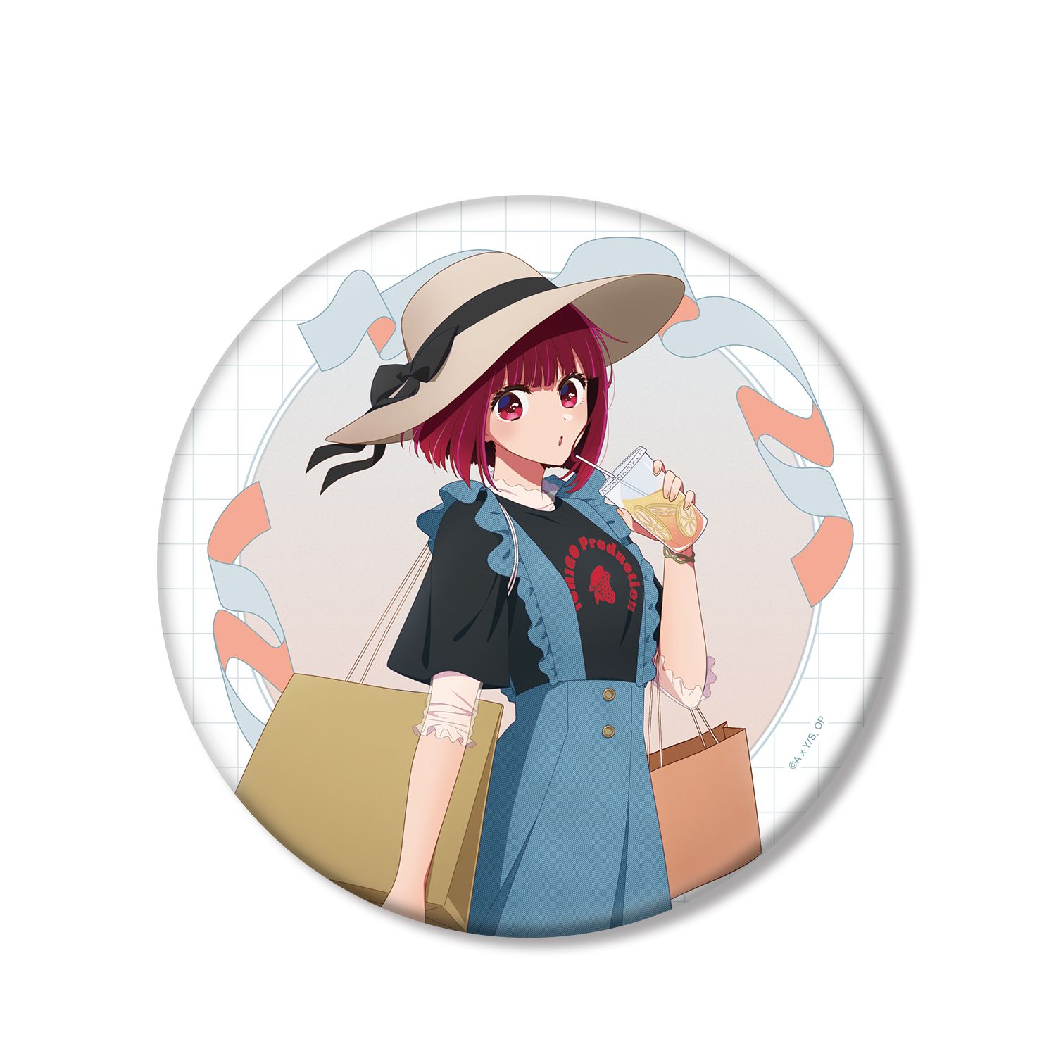 【推しの子】 描き下ろし 有馬かな ショッピングver. BIG缶バッジ 画像 5 | AniSmile