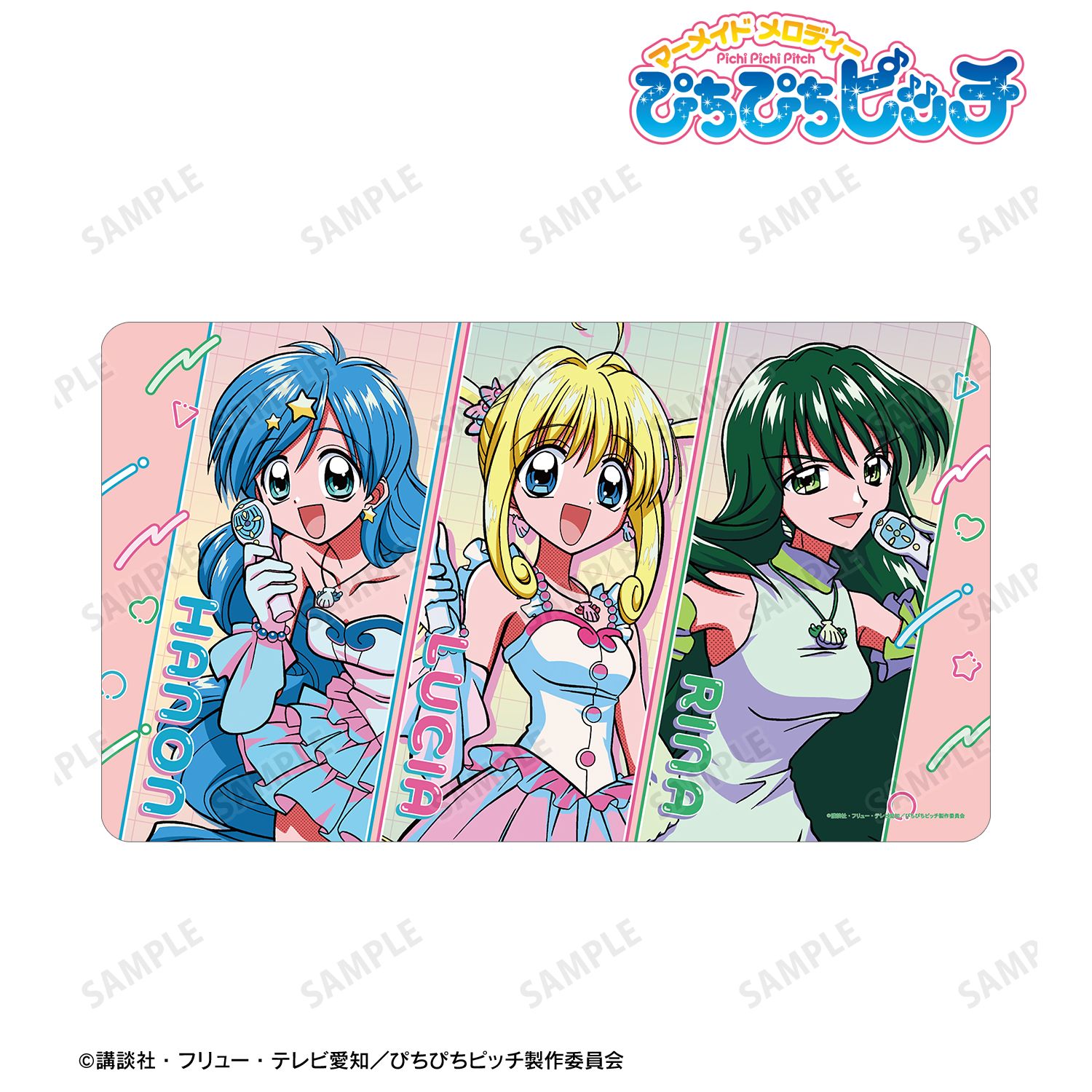 アニメ「ぴちぴちピッチ」 集合 マルチデスクマット ver.B 画像 5 | AniSmile