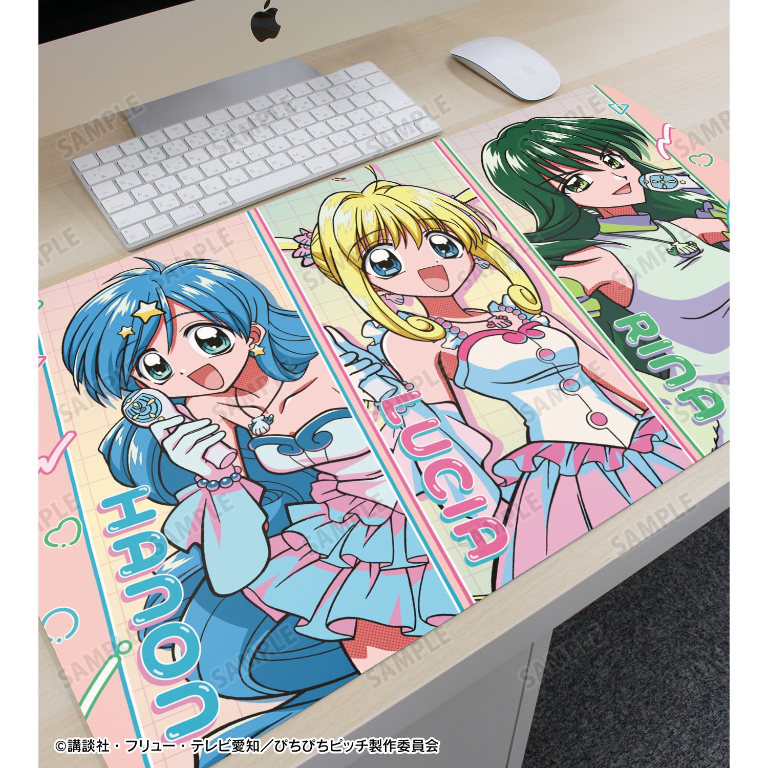 アニメ「ぴちぴちピッチ」 集合 マルチデスクマット ver.B 画像 6 | AniSmile