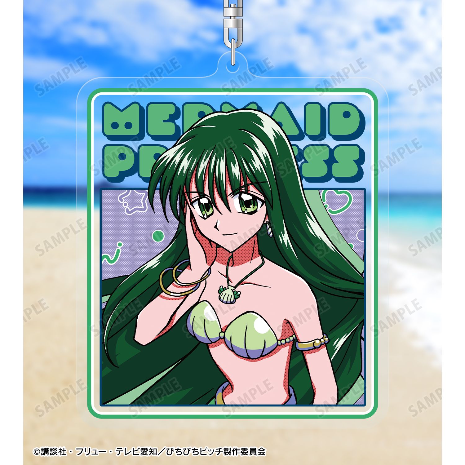 アニメ「ぴちぴちピッチ」 リナ BIGアクリルキーホルダー ver.A 画像 6 | AniSmile