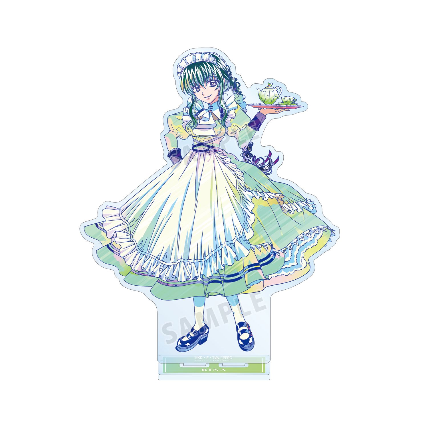 アニメ「ぴちぴちピッチ」 描き下ろし 洞院 リナ メイドver. Ani-Art clear label BIGアクリルスタンド 画像 5 | AniSmile