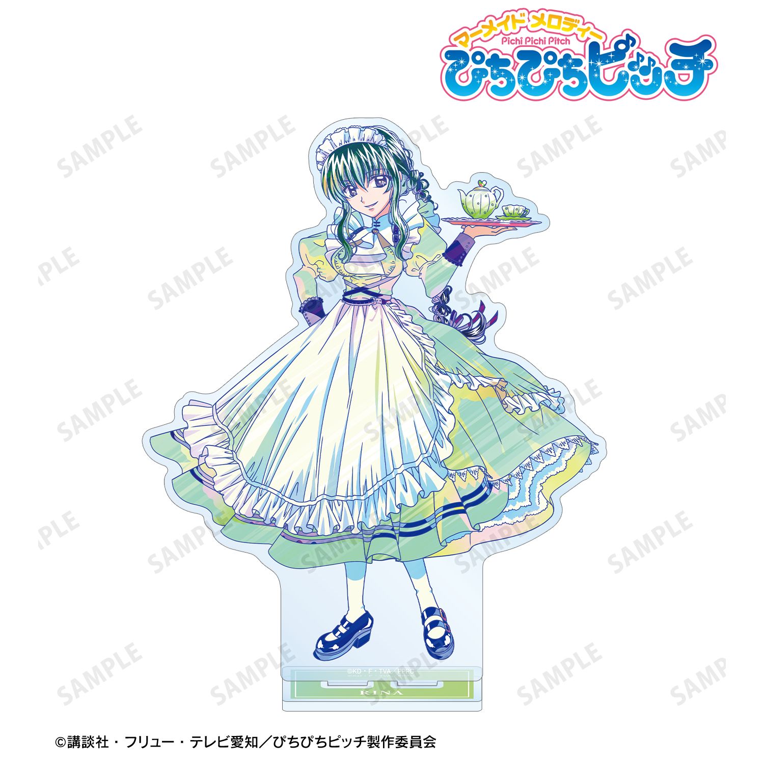 アニメ「ぴちぴちピッチ」 描き下ろし 洞院 リナ メイドver. Ani-Art clear label BIGアクリルスタンド 画像 6 | AniSmile