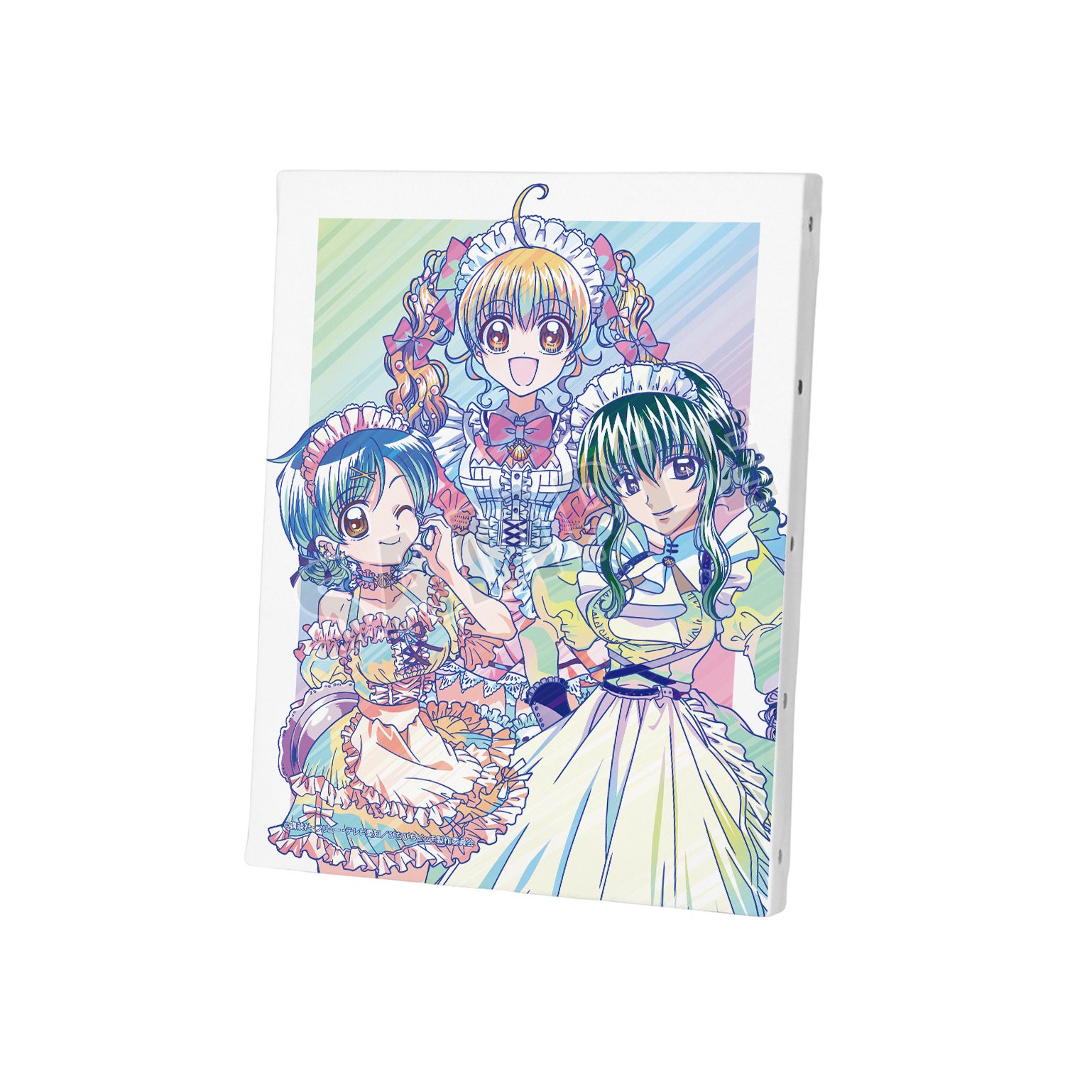 アニメ「ぴちぴちピッチ」 描き下ろし 集合 メイドver. Ani-Art clear label F0号キャンバスボード 画像 4 | AniSmile