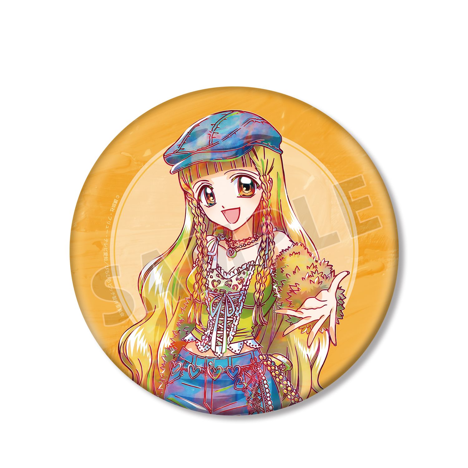 アニメ「ぴちぴちピッチ」 描き下ろし ココ Y2Kファッションver. Ani-Art BIG缶バッジ 画像 5 | AniSmile