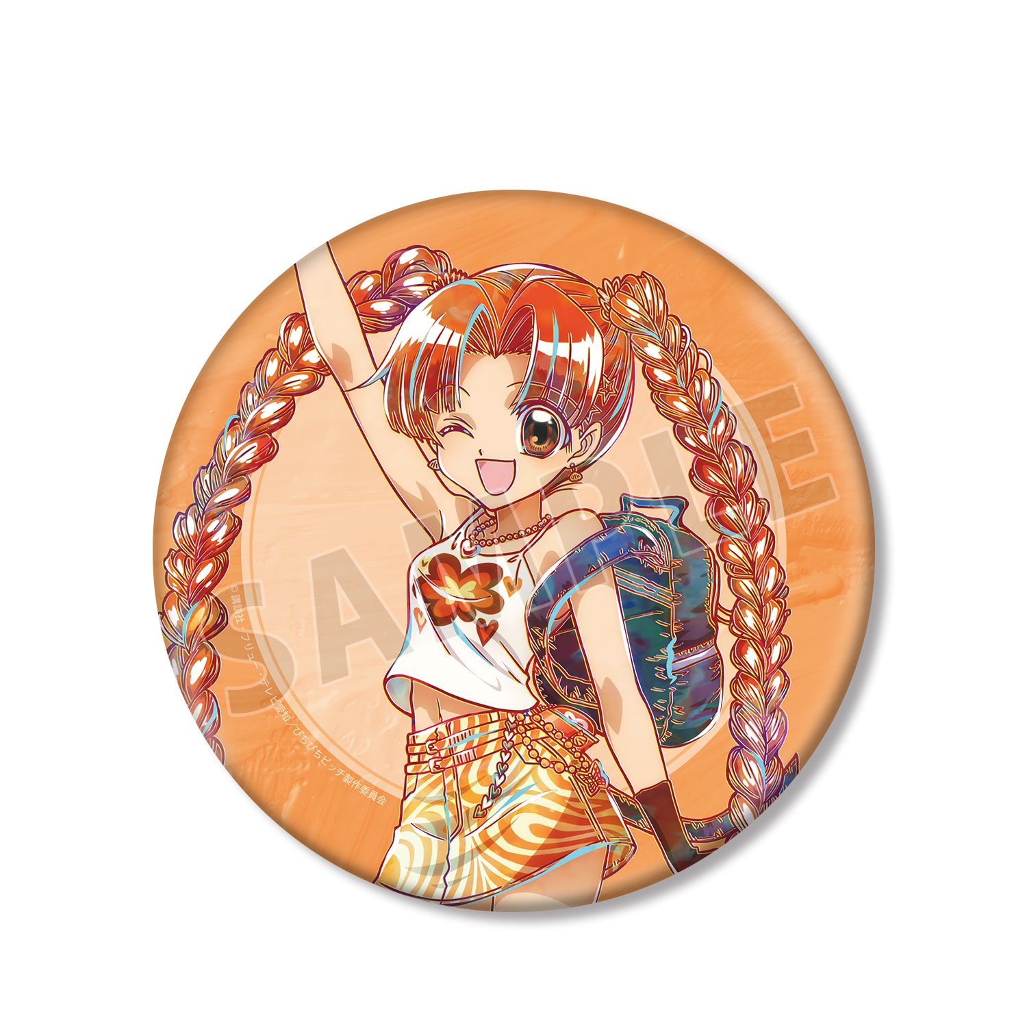 アニメ「ぴちぴちピッチ」 描き下ろし 星羅 Y2Kファッションver. Ani-Art BIG缶バッジ 画像 5 | AniSmile