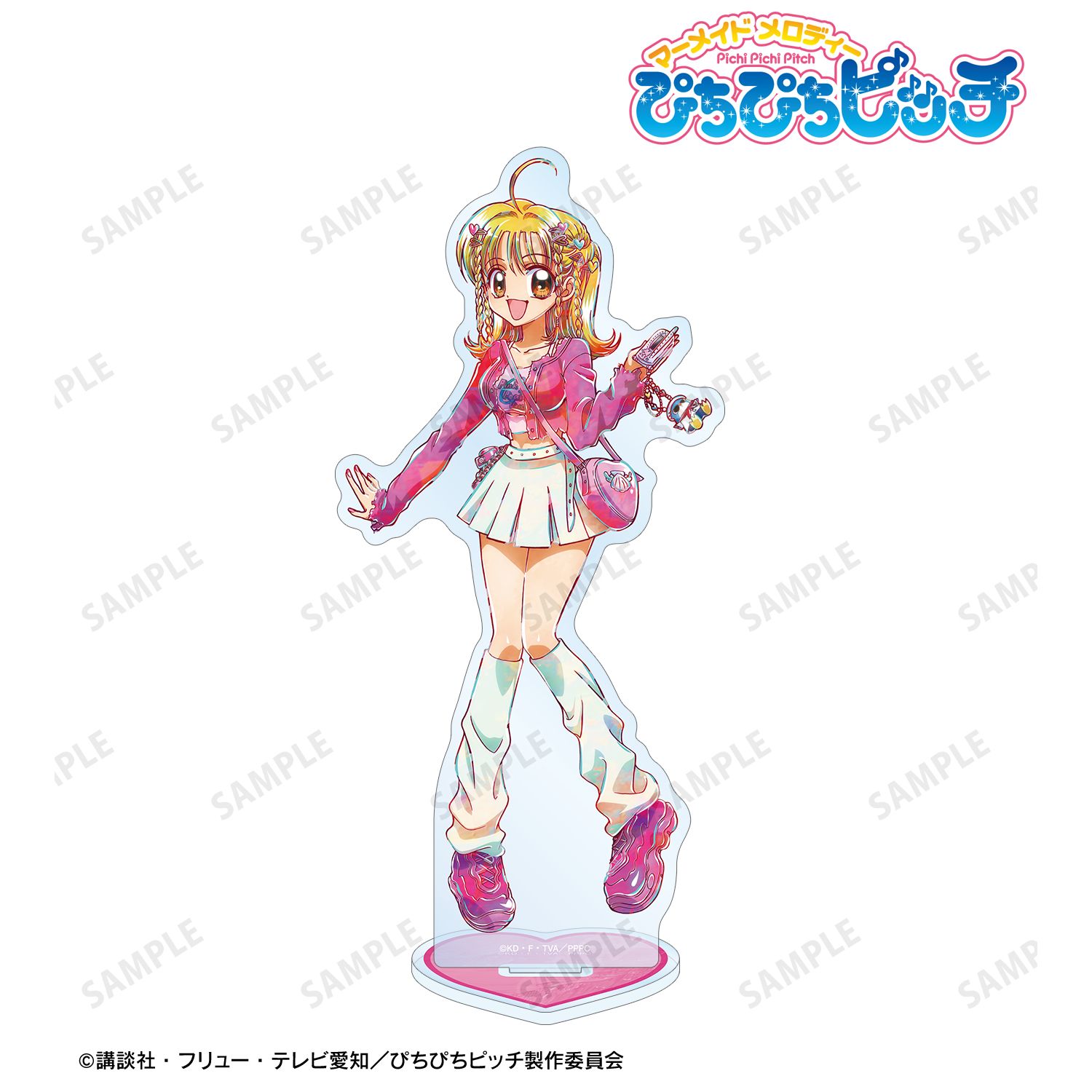 アニメ「ぴちぴちピッチ」 描き下ろし 七海 るちあ Y2Kファッションver. Ani-Art BIGアクリルスタンド 画像 6 | AniSmile