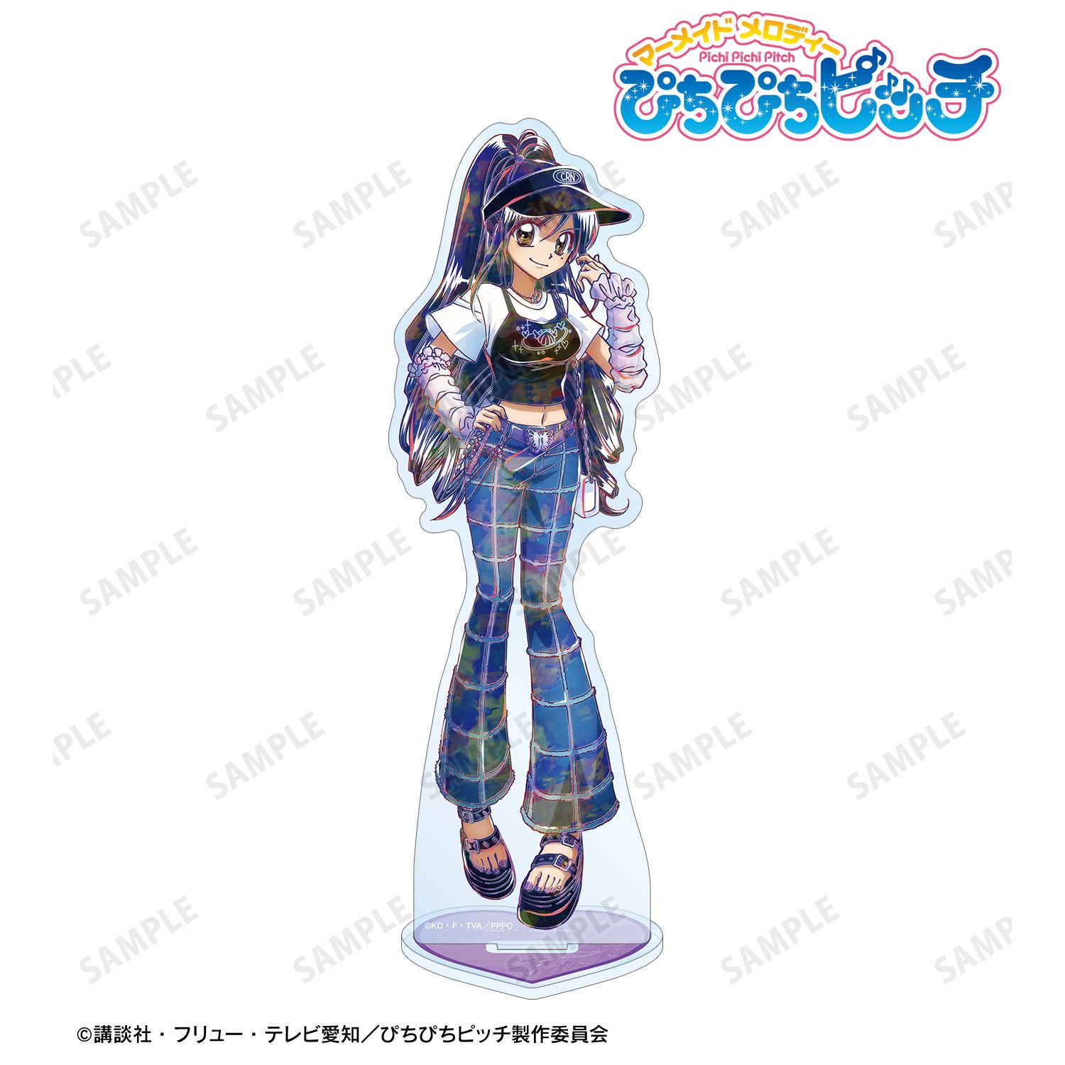 アニメ「ぴちぴちピッチ」 描き下ろし かれん Y2Kファッションver. Ani-Art BIGアクリルスタンド 画像 6 | AniSmile