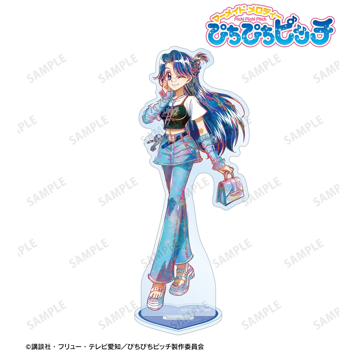 アニメ「ぴちぴちピッチ」 描き下ろし ノエル Y2Kファッションver. Ani-Art BIGアクリルスタンド 画像 6 | AniSmile
