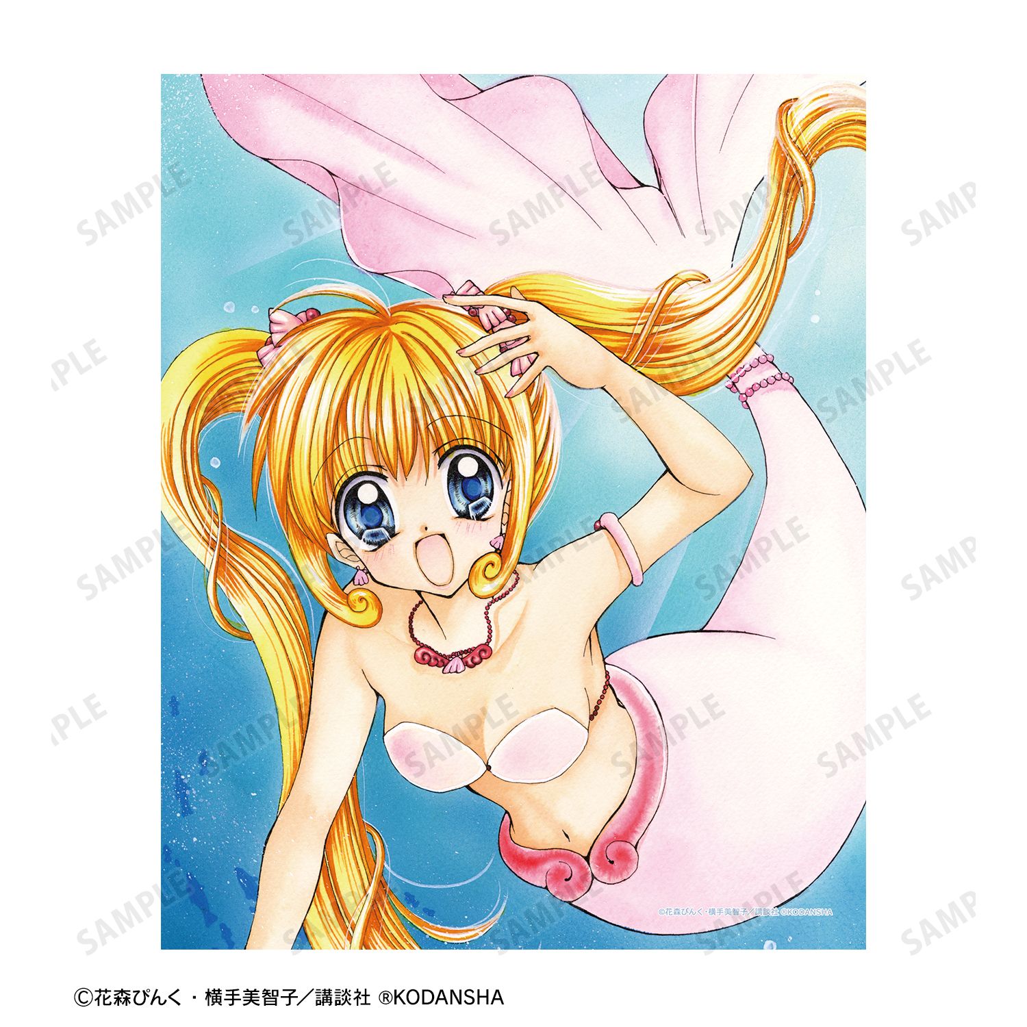 ぴちぴちピッチ 七海 るちあ 1巻表紙イラスト キャンバスボード 画像 6 | AniSmile