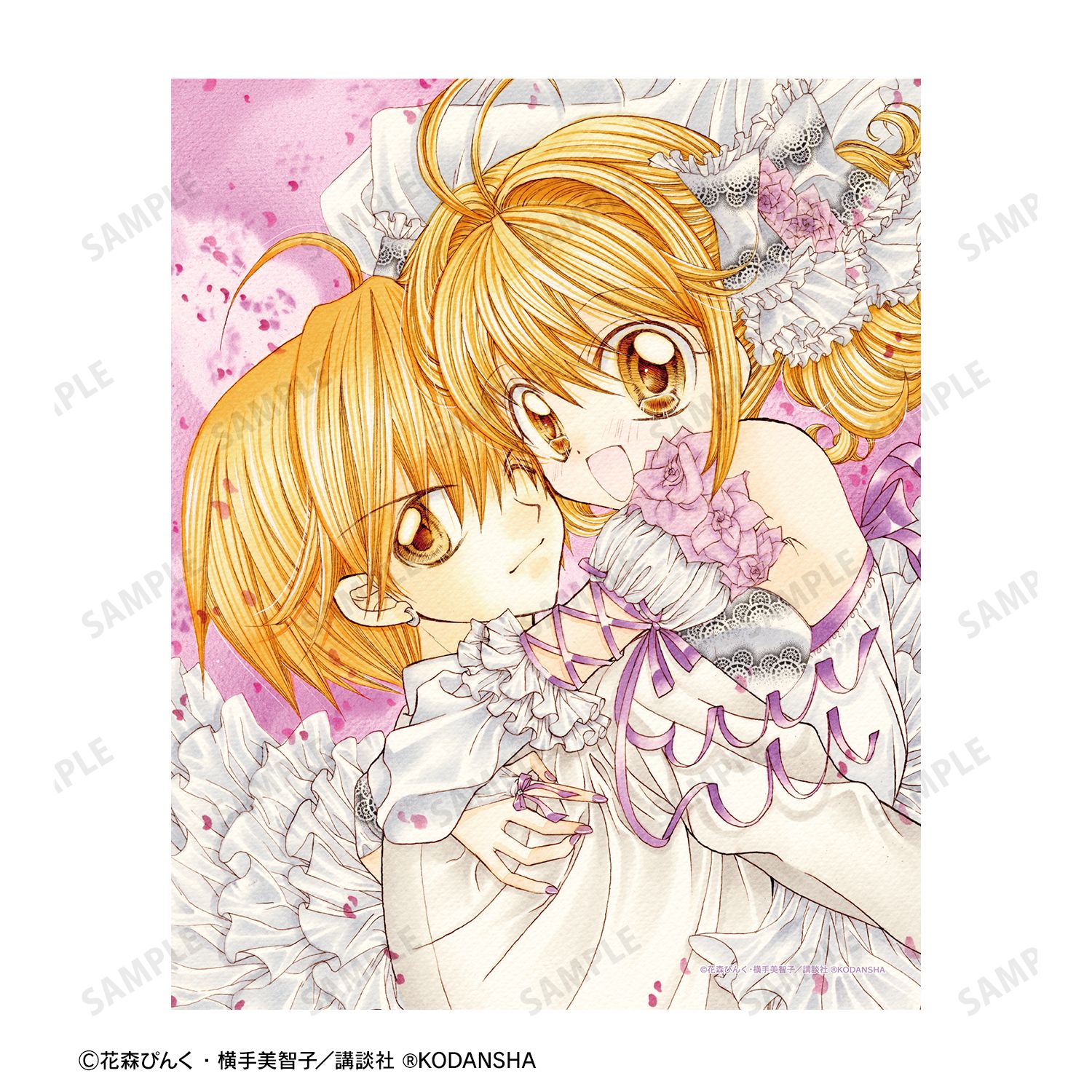 ぴちぴちピッチ 七海 るちあ&堂本 海斗 7巻表紙イラスト キャンバスボード 画像 6 | AniSmile