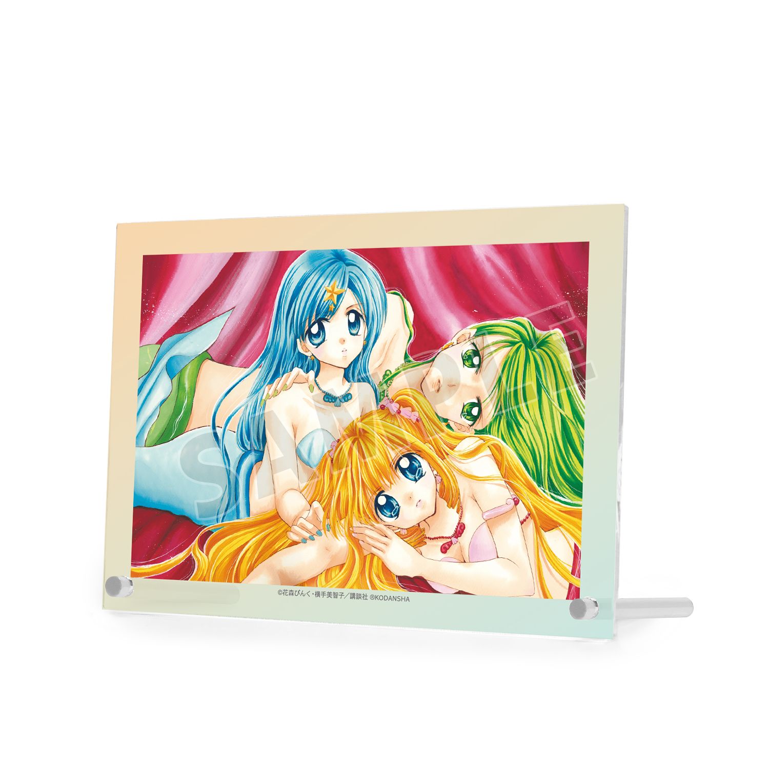 ぴちぴちピッチ 七海 るちあ&宝生 波音&洞院 リナ A5アクリルパネル ver.A 画像 5 | AniSmile