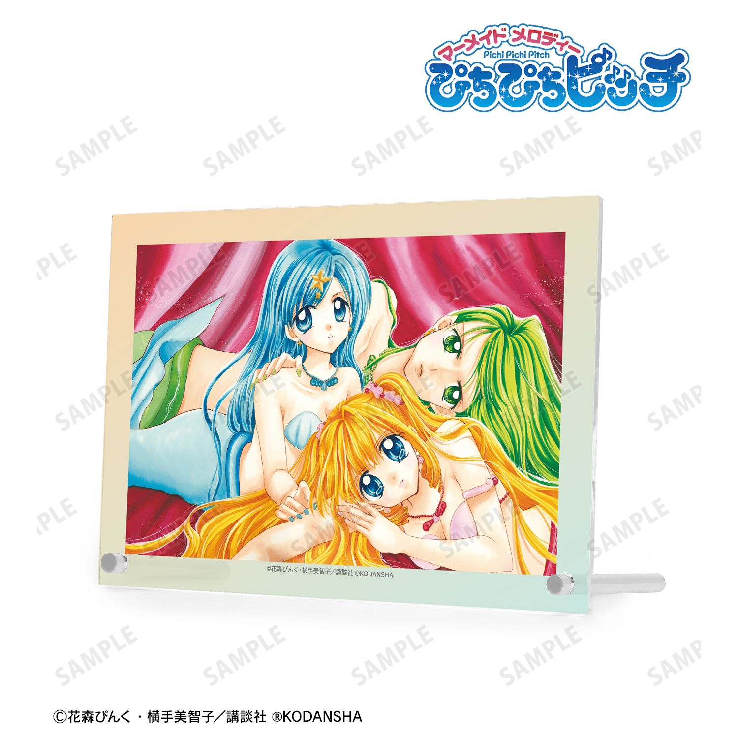 ぴちぴちピッチ 七海 るちあ&宝生 波音&洞院 リナ A5アクリルパネル ver.A 画像 6 | AniSmile