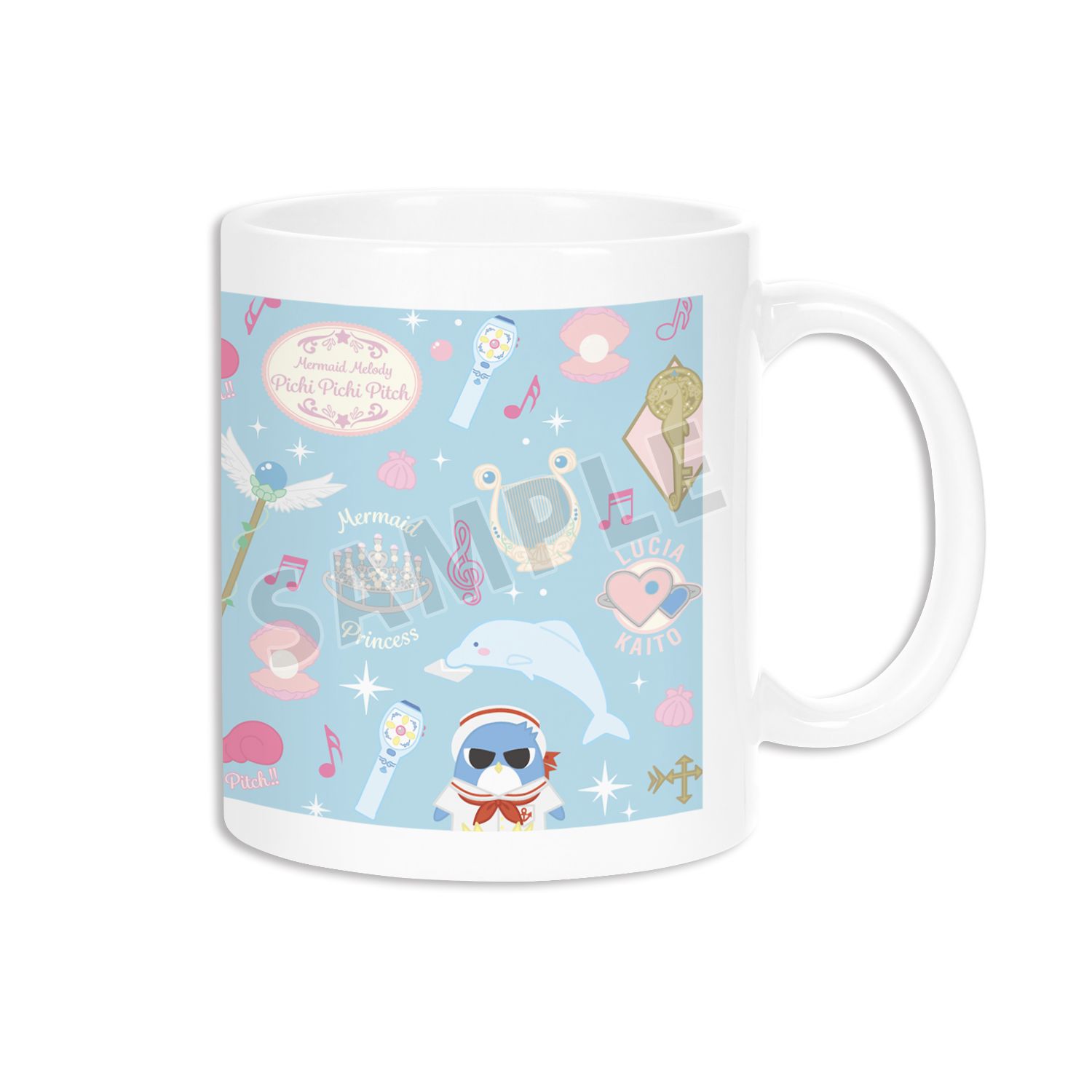 ぴちぴちピッチ モチーフ柄 マグカップ 画像 5 | AniSmile