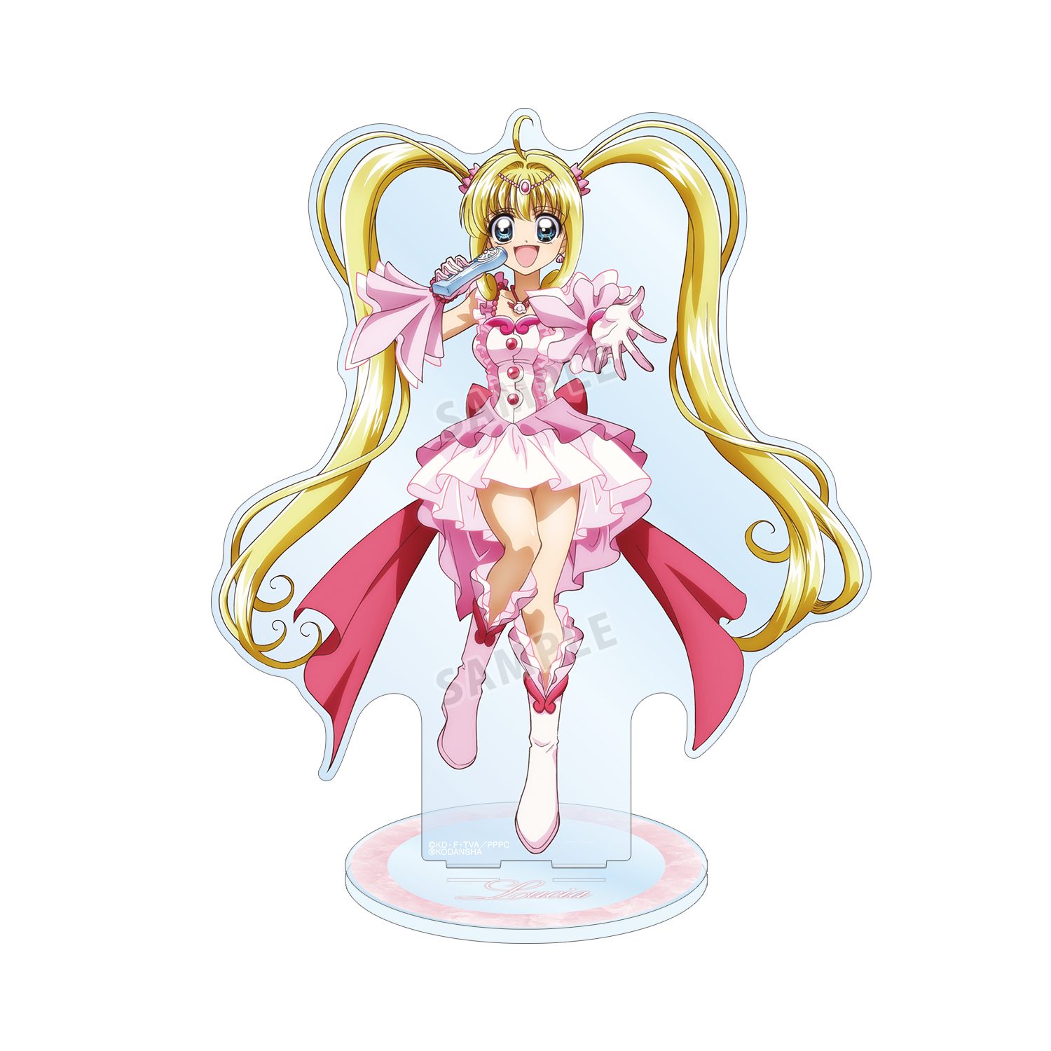 アニメ「ぴちぴちピッチ」 描き下ろしイラスト 七海 るちあ 20th Anniversary ver. 特大アクリルスタンド 画像 6 | AniSmile