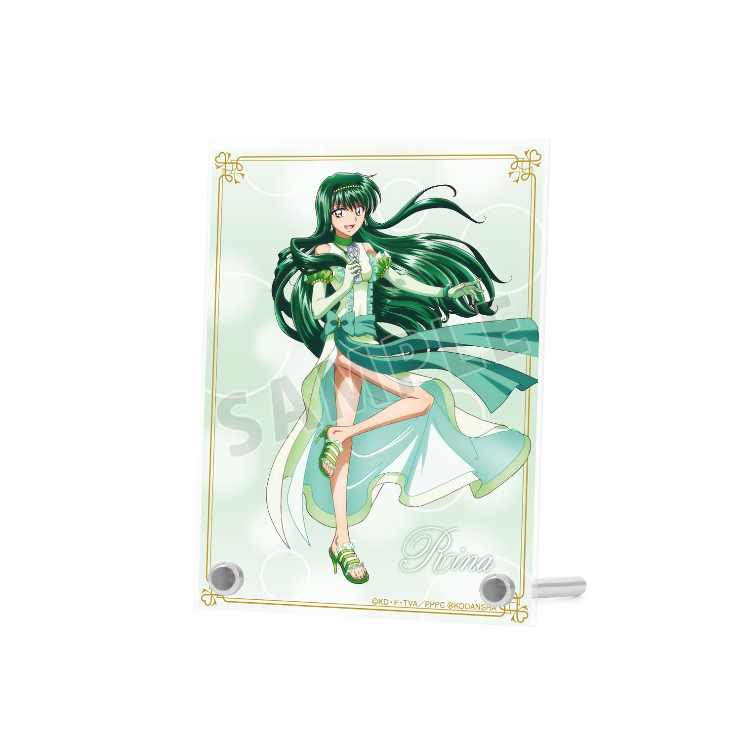 アニメ「ぴちぴちピッチ」 描き下ろしイラスト 洞院 リナ 20th Anniversary ver. A6アクリルパネル 画像 5 | AniSmile