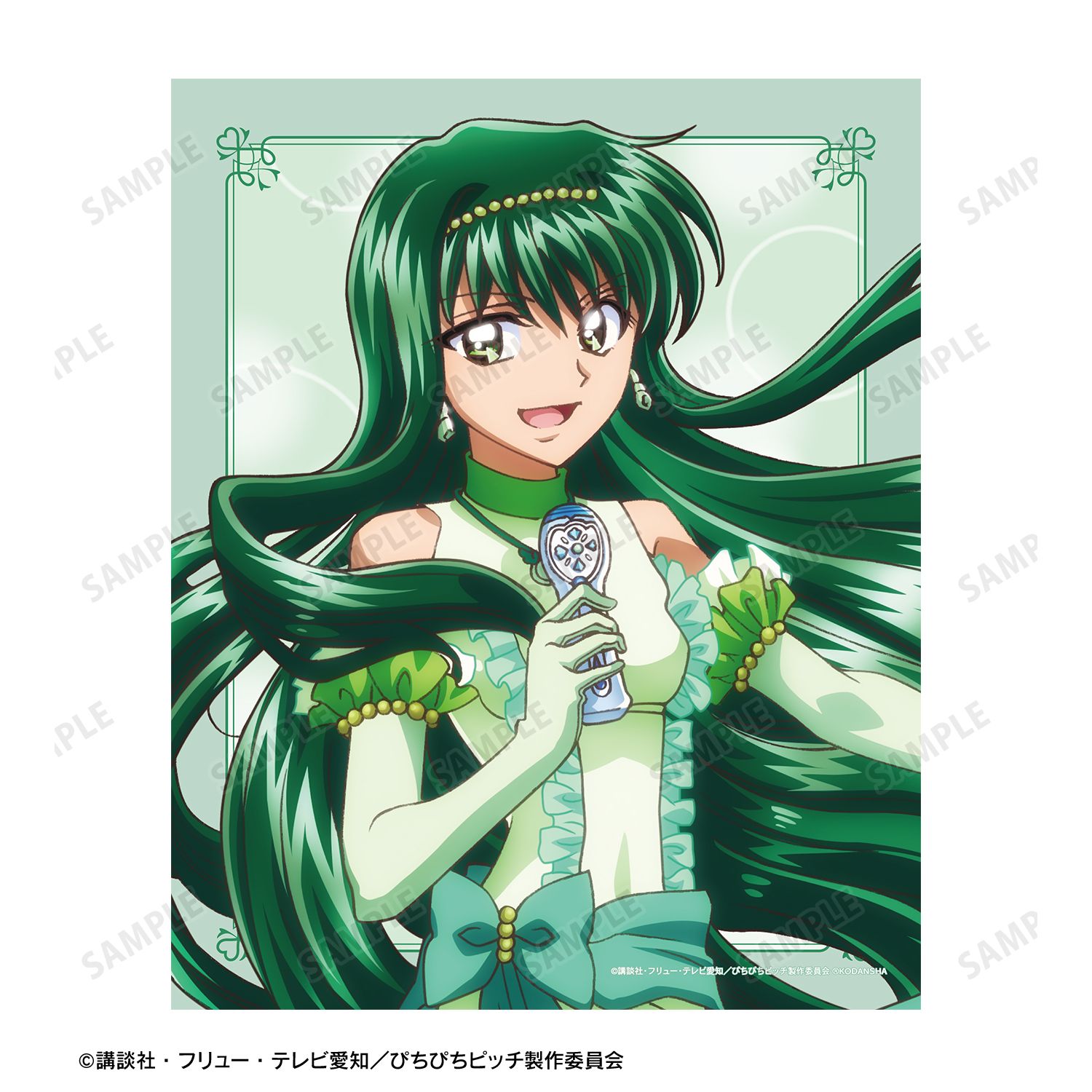 アニメ「ぴちぴちピッチ」 描き下ろしイラスト 洞院 リナ 20th Anniversary ver. キャンバスボード 画像 6 | AniSmile