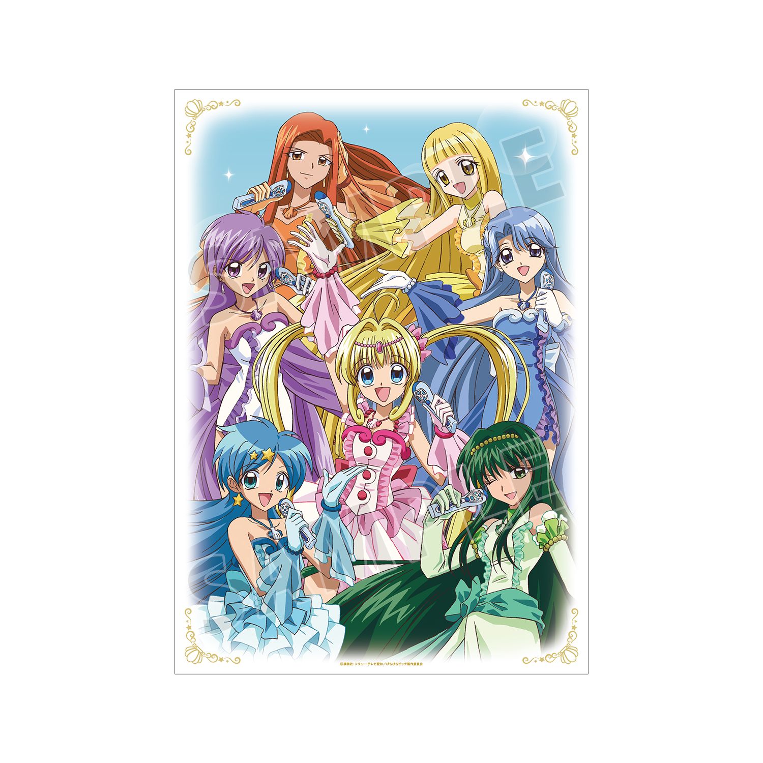 アニメ「ぴちぴちピッチ」 集合 A3マット加工ポスター 画像 3 | AniSmile