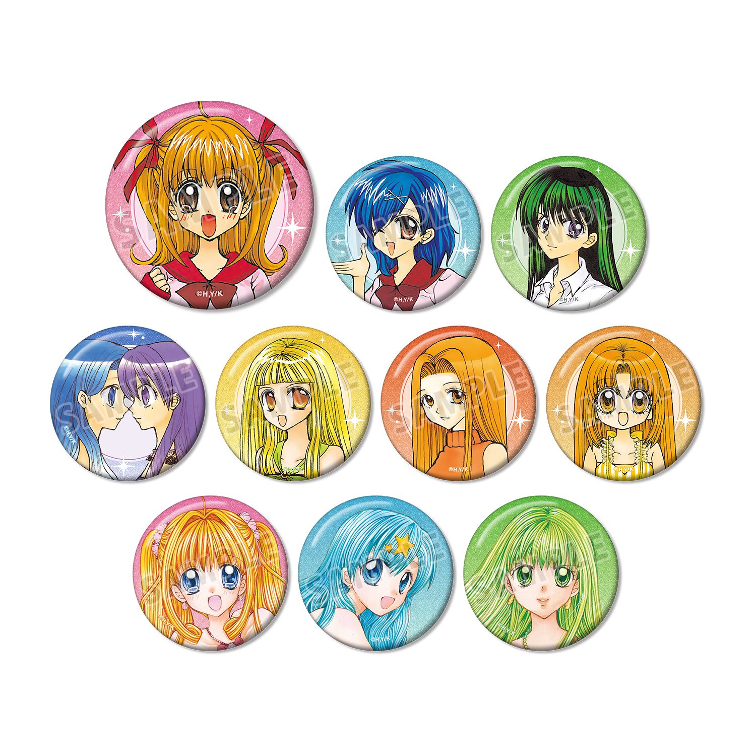 ぴちぴちピッチ トレーディンググリッター缶バッジ(単位/単品) 画像 4 | AniSmile