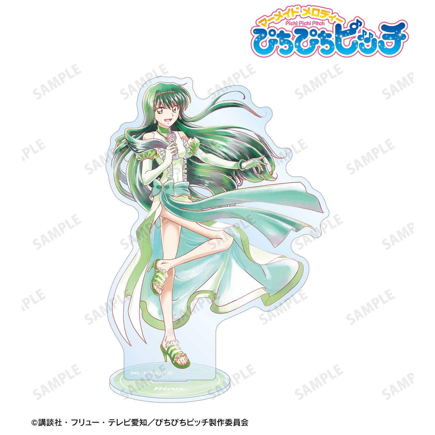 アニメ「ぴちぴちピッチ」 描き下ろし リナ 20th Anniversary ver. Ani-Art aqua label BIGアクリルスタンド 画像 6 | AniSmile