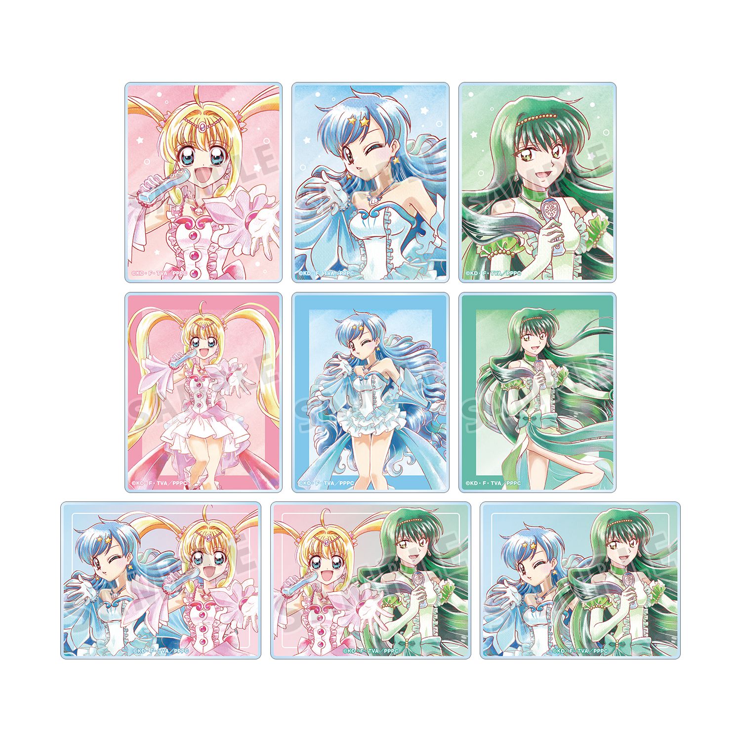 アニメ「ぴちぴちピッチ」 描き下ろし 20th Anniversary ver. トレーディング Ani-Art aqua label アクリルカード(単位/単品) 画像 4 | AniSmile