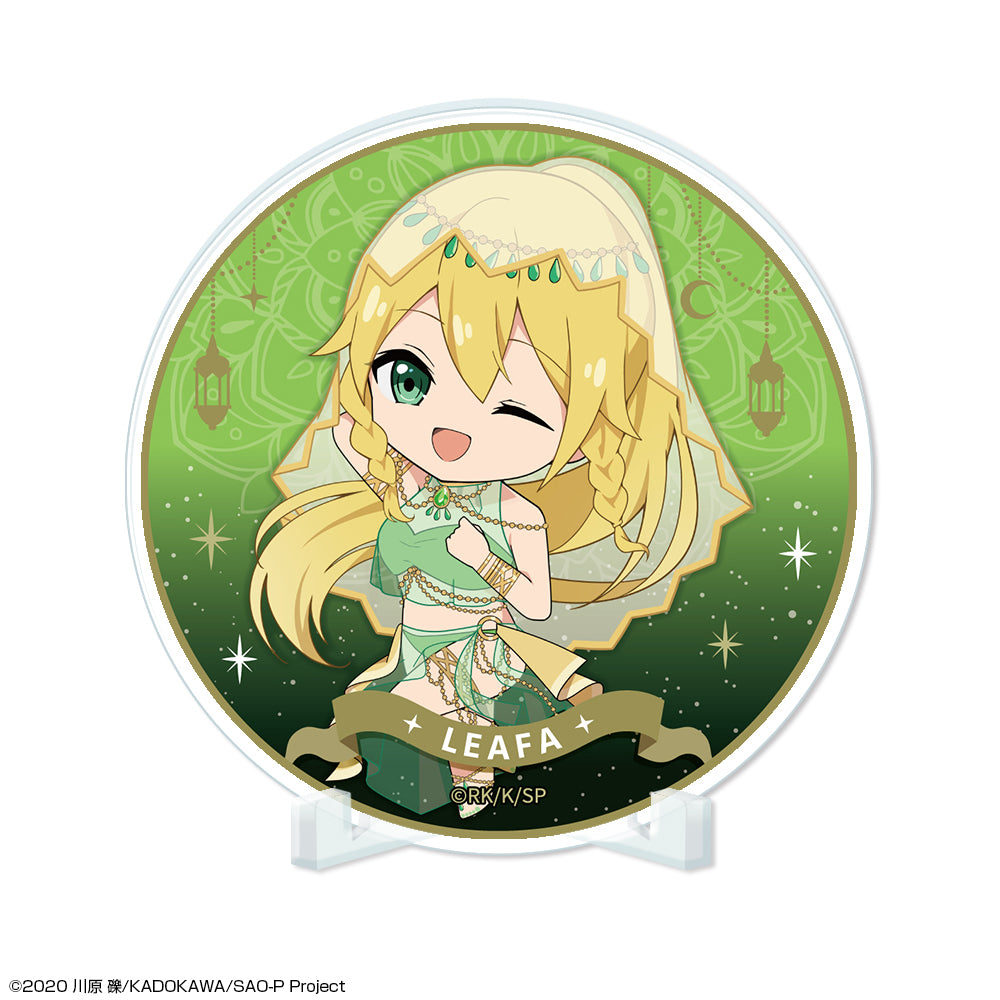 ソードアート・オンライン アクリルコースター デザイン02(リーファ/ちびキャラ踊り子ver.) - 公式商品画像 | AniSmile