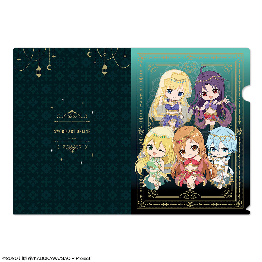 ソードアート・オンライン クリアファイル (集合/ちびキャラ踊り子ver.) - 公式商品画像 | AniSmile
