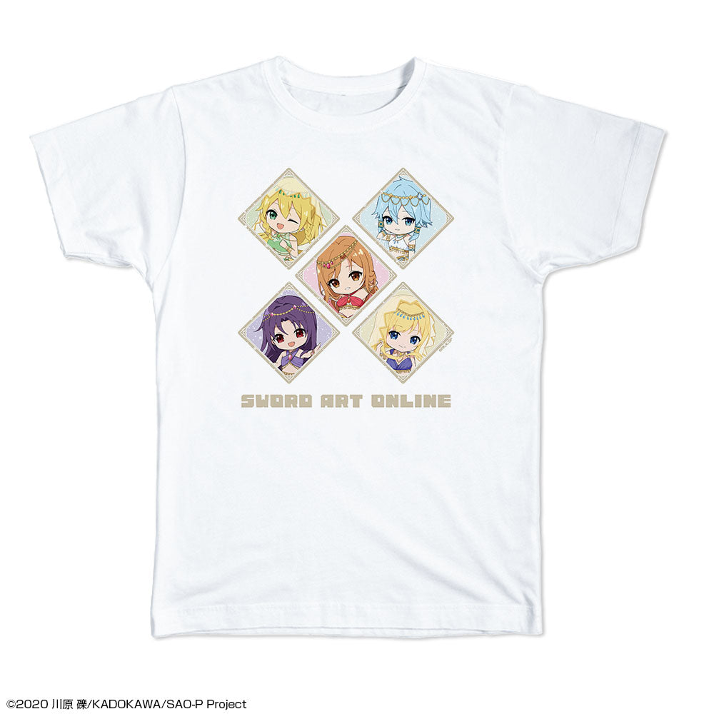 ソードアート・オンライン Tシャツ XLサイズ (集合/ちびキャラ踊り子ver.) - 公式商品画像 | AniSmile
