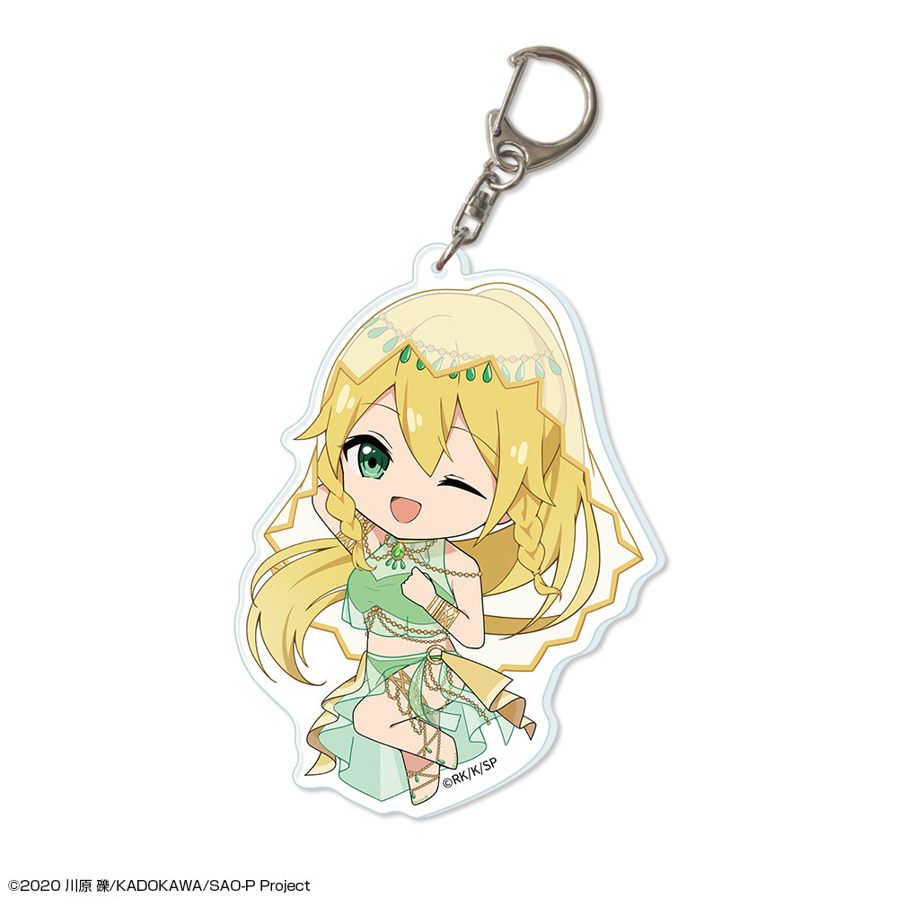 ソードアート・オンライン ビッグアクリルキーホルダー デザイン02(リーファ/ちびキャラ踊り子ver.) - 公式商品画像 | AniSmile
