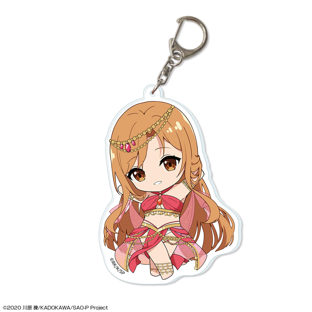 ソードアート・オンライン ビッグアクリルキーホルダー デザイン01(アスナ/ちびキャラ踊り子ver.) - 公式商品画像 | AniSmile