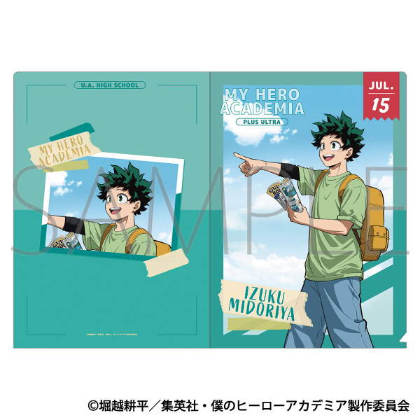 僕のヒーローアカデミア クリアファイル/緑谷 出久 ご当地 - 公式商品画像 | AniSmile