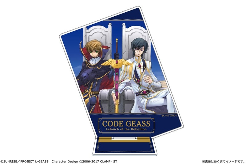 コードギアス 反逆のルルーシュ アクリルパネルスタンド 01 ルルーシュ&スザクA - 公式商品画像 | AniSmile