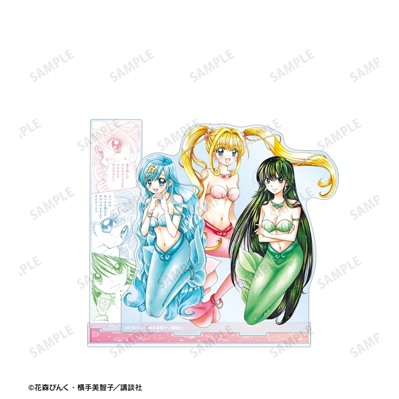 ぴちぴちピッチ 七海 るちあ&宝生 波音&洞院 リナ パーツ付きBIGアクリルスタンド 画像 3 | AniSmile