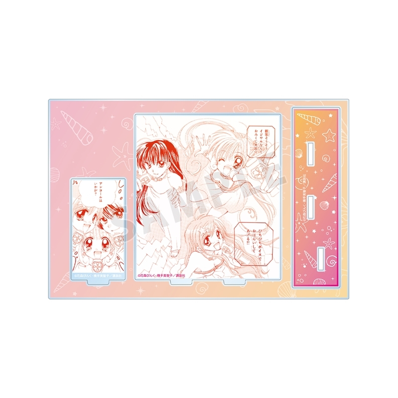 ぴちぴちピッチ 七海 るちあ&宝生 波音&洞院 リナ 原作コマパーツ付きBIGアクリルスタンド ver.B - 公式商品画像 | AniSmile