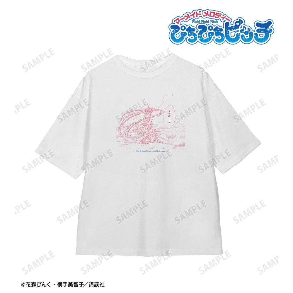 ぴちぴちピッチ 七海 るちあ 原作コマ BIGシルエットTシャツユニセックス(サイズ/S) 画像 2 | AniSmile