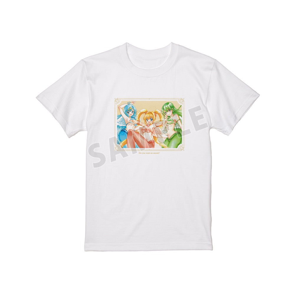 ぴちぴちピッチ 花森ぴんく先生 描き下ろし 集合 羽を纏ったマーメイドver. Tシャツメンズ(サイズ/S) - 公式商品画像 | AniSmile